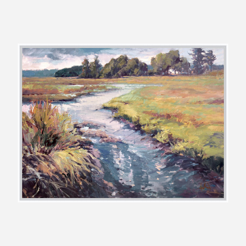 John Beard Collection''s Coastal Colors On Giclee Canvas Hand Embellished Art, 21.5" H x 25.5" W x 1.75" D