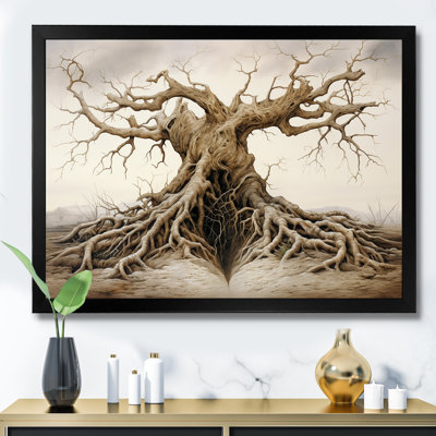 " Twisted Roots Surreal Tree "