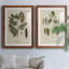 Lin et feuilles III - ensemble de 2 reproductions d'art sur papier encadré-151087580-151087577