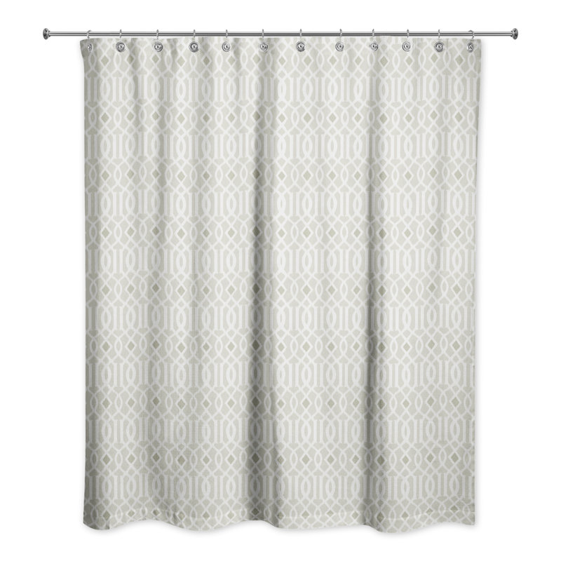 Wilton Geometric Shower Curtain