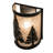 Janaira Steel Flush Mounted Sconce