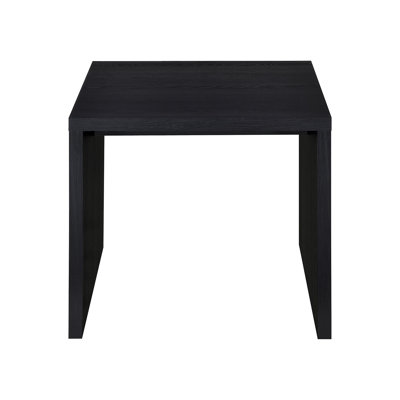 Square Engineered Wood End Table In Black
