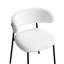 Ensemble de 4 chaises de salle à manger, chaises de salle à manger modernes et médiévales, chaises en velours avec pieds en métal