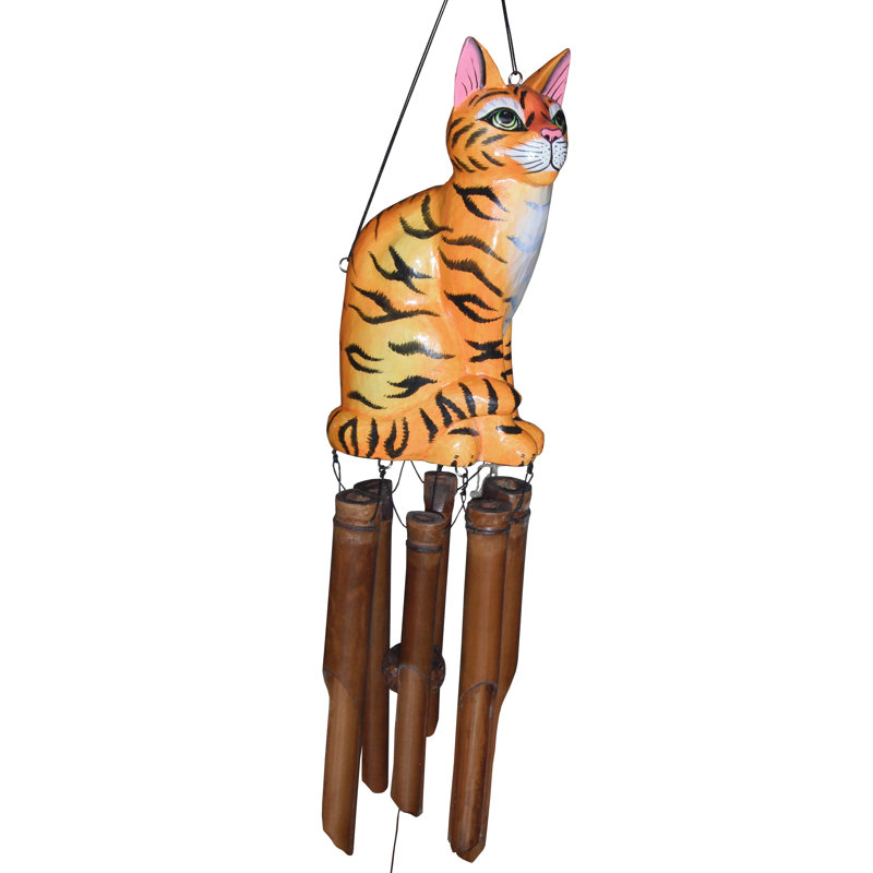 Weather Resistant Bamboo Animals Wind Chime