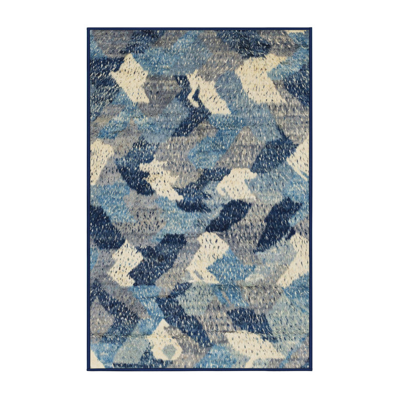 Tapis abstrait moderne 2548, Rectangle 7 pi x 10 pi
