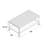 Dyess Solid Wood Top Coffee Table
