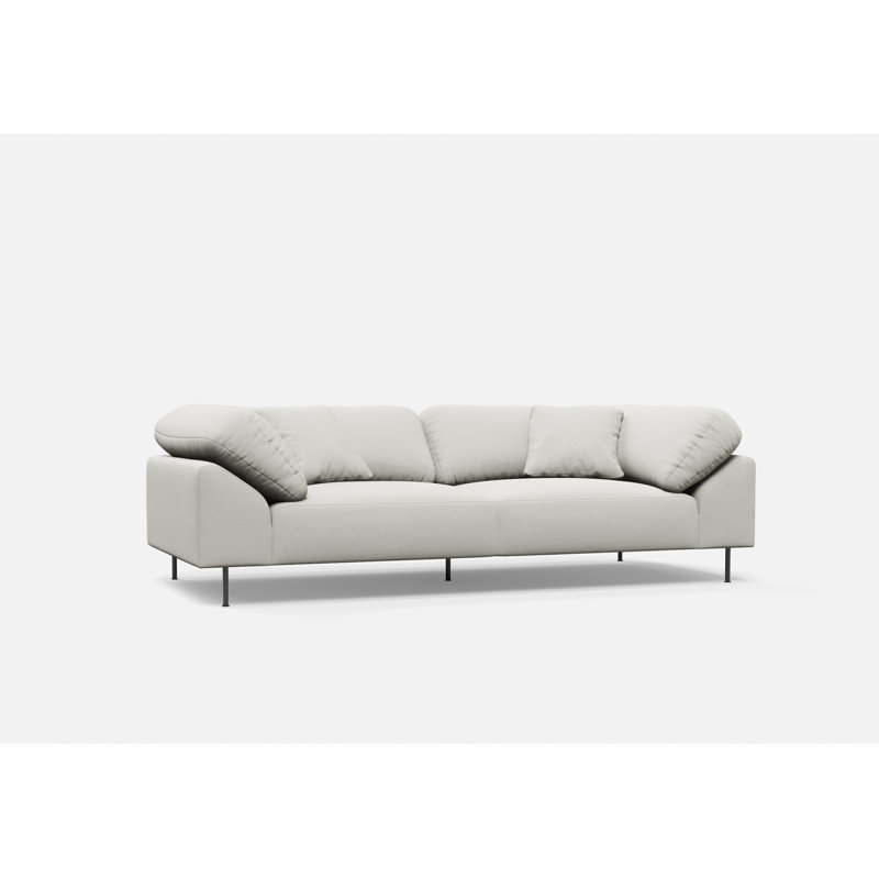 Collar 2.5-Seater, Cotton Blend, Ivory