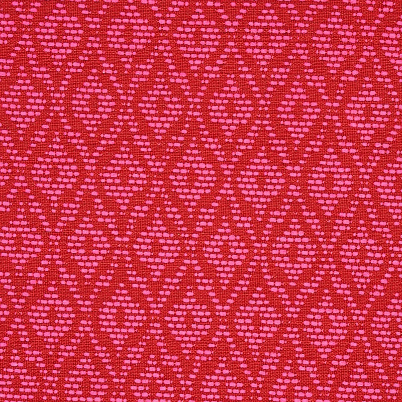 Tissu à crochet rouge, Baie