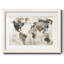 Carte antique encadrée sur papier-259527095-259527094