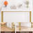 33.5" Console Table, 2 Tier Sofa Tables Narrow Entryway Table with Glass Shelf-327808569