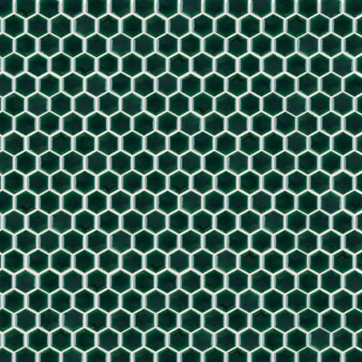 Metro Ion 1" Hex 10-1/4 in. x 11-7/8 in. Porcelain Mosaic Tile