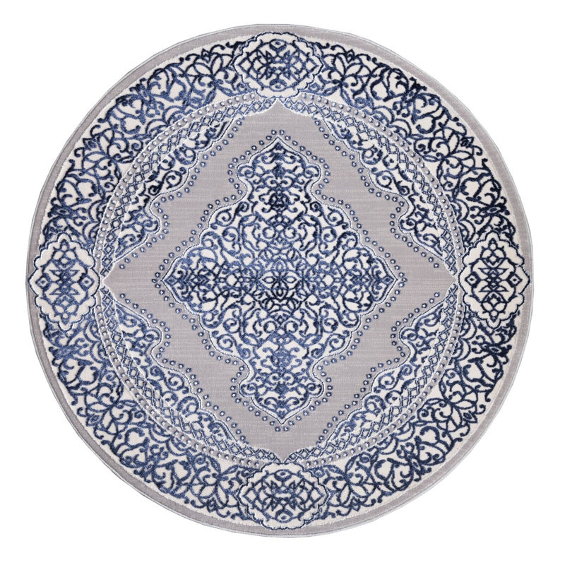 Round Brezza 120cm X 120cm Area Rug