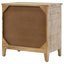 Commode mandala en bois patiné à 3 tiroirs Kenzie