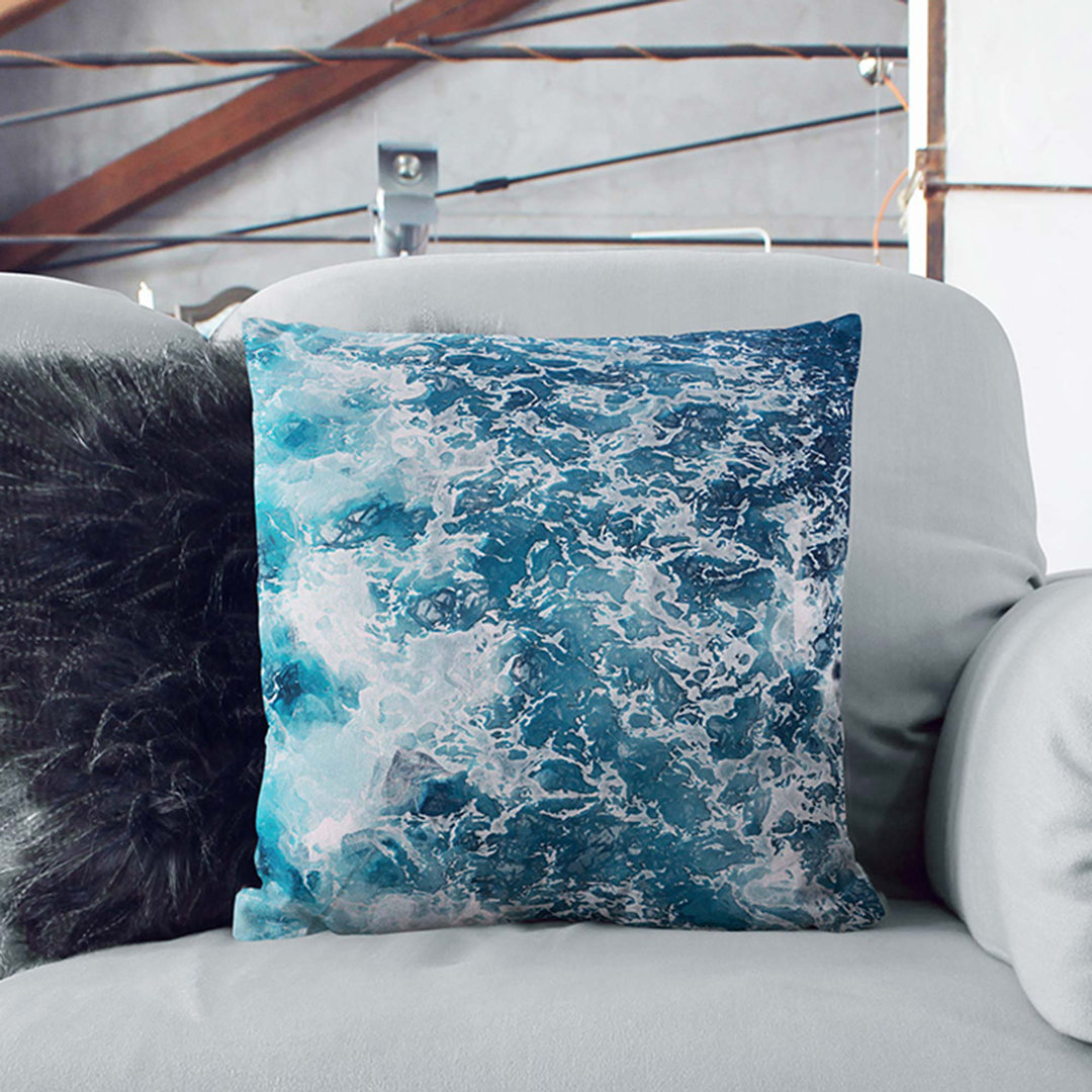 Blue Waters Cushion with Filling