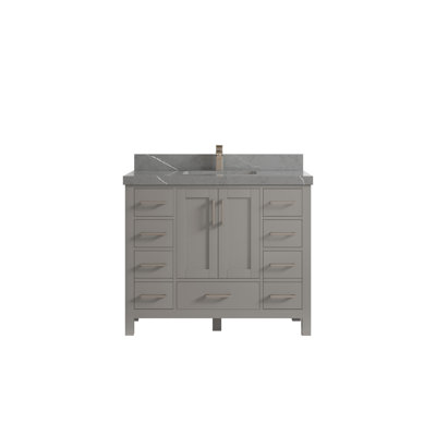 Ensemble de meuble-lavabo simple 42 po Malibu