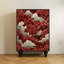 Armoire décorative légère à texture luxueuse