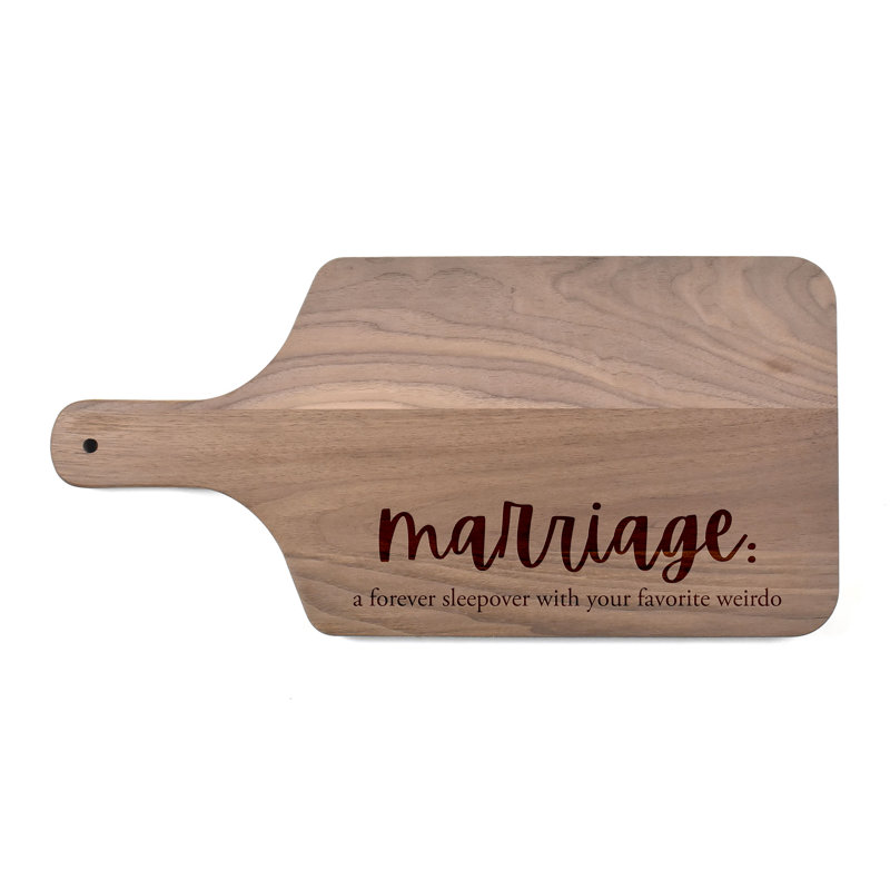 Planche à découper définition mariage