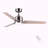 48" Brushed Nickel Lowe Profile Ceiling Fan With Light-301255000-301255001