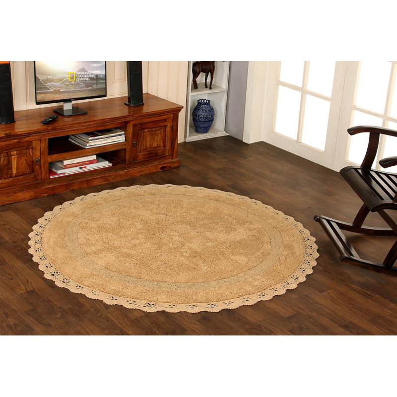 Tapis pour salle de bain Wingert, Beige, L 60 po x l 60 po