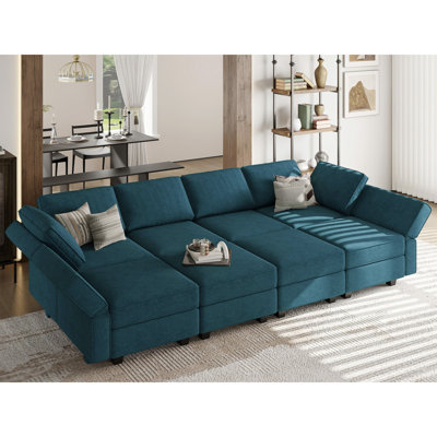 Modular Sectional Sofa Modular Sleeper Couch Convertible Sectional Sofa Bed Set Oversized Couch Reversible Chaise