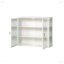 Armoire murale moderne à deux portes en verre avec rangement à trois niveaux-1775655631-1775655628