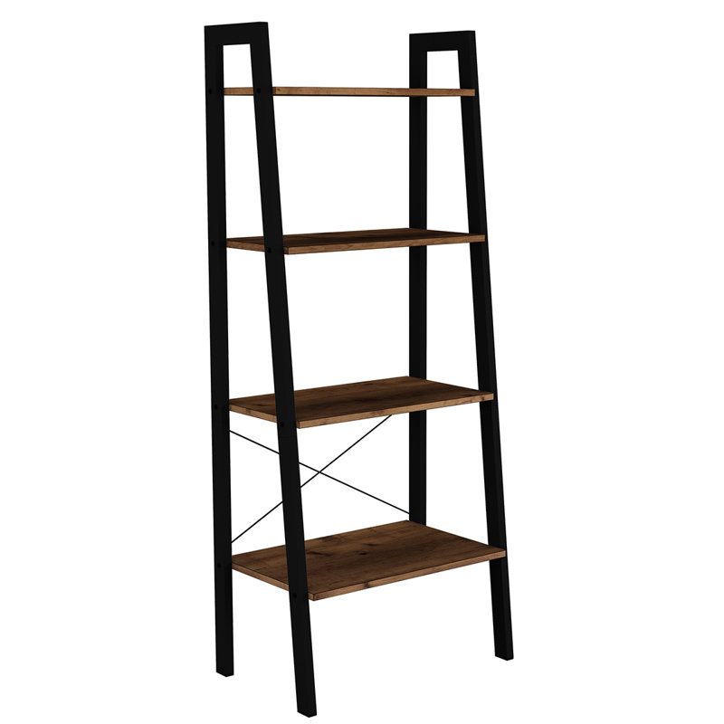 LPD Home 137.5cm H x 56.2cm W Ladder Bookcase