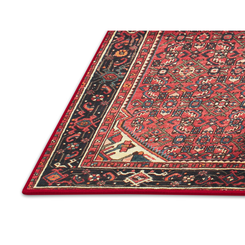Tapis rouge à motif sud-ouest, Rectangle 5 pi x 7 pi