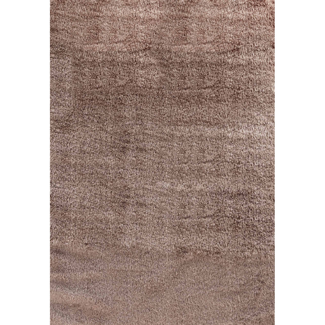 Asharn Solid Colour Shaggy BRONZE Indoor / Outdoor Area Rug