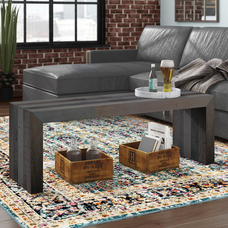 Banc en bois Azareeyah, Brun, H 18 po x l 71 po x P 15 po