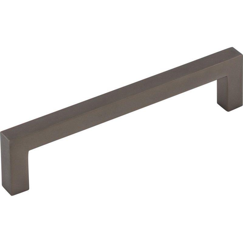 Square Bar pull, Ash Gray, 5 1/16" Center to Center