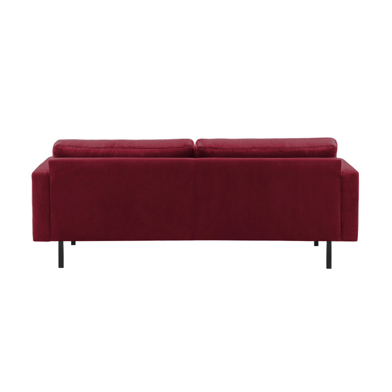 Margrethe 3 Seater Sofa, Dark Red