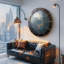 Solid Wood Wall Clock