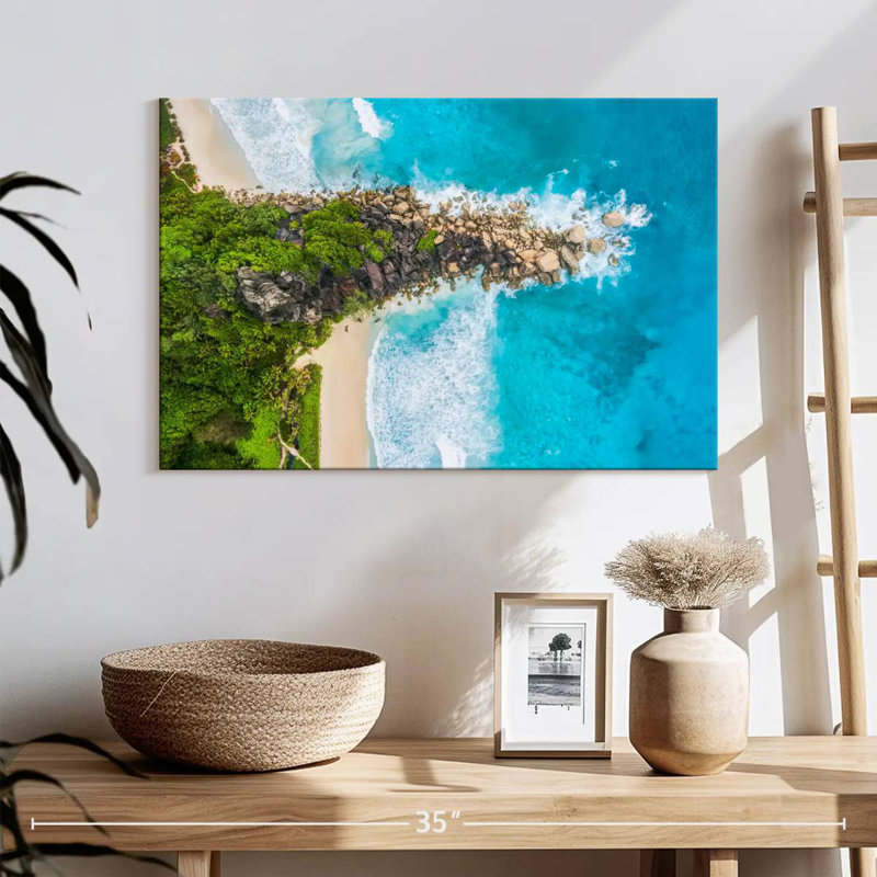 Gillard La Digue Seychelles, H 16 po x l 24 po