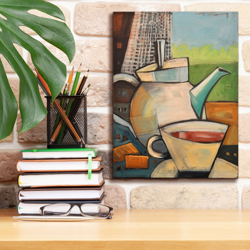 " Tea Time " by Tim Nyberg, 16" H x 12" W x 0.75" D