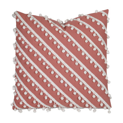 Outdoor Striped Outdoor Reversible Throw Pillow