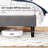 Bed Frame, Linen Storage Headboard, Strong And Stable, No Noise,Under Bed Storage, No Box Spring (Carbon Gray)-1912162662