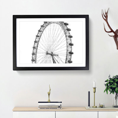 The London Eye London - Picture Frame Painting Print