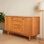 Multi-functional solid wood sideboard