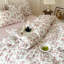Ensemble d'édredon en microfibre à imprimé floral