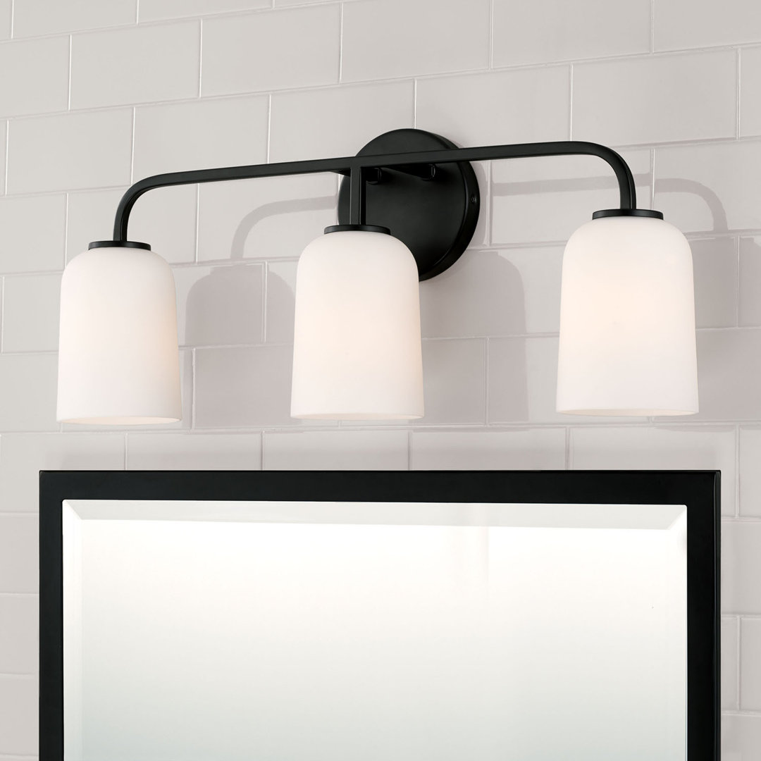 Newmarket 3 - Light Dimmable Vanity Light Willa Arlo™ Interiors 
