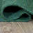 Hand Woven Solid Dark Green Cotton & Polyester Rectangle Indoor Area Rug-1753093104