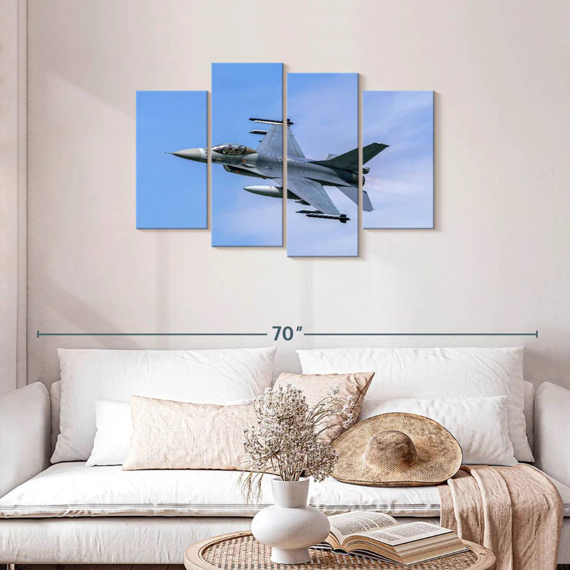 Mait Royal Netherlands Fighter Jet, 27" H x 43" W