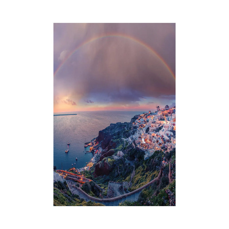 Greece Dreams by Brent Shavnore - Wrapped Canvas Gallery-Wrapped Canvas Giclée, 20.32 cm H x 30.48 cm W