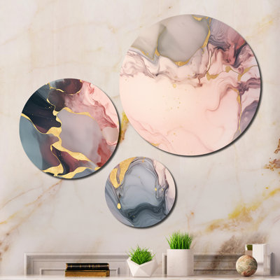 Abstract Wall Decor on Metal
