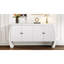 Four-door Ash Veneer Cabinet With Large Capacity For Living Room & Hallway Curved Legs Bedroom Storage-131696826
