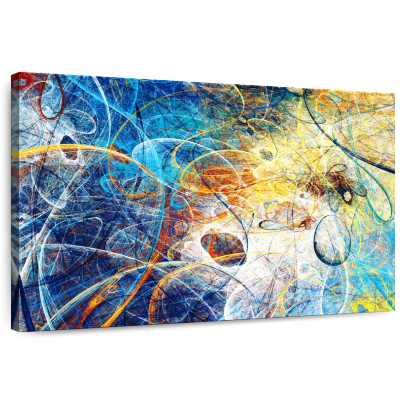 Avery Space Time Warp Abstract, 24" H x 36" W