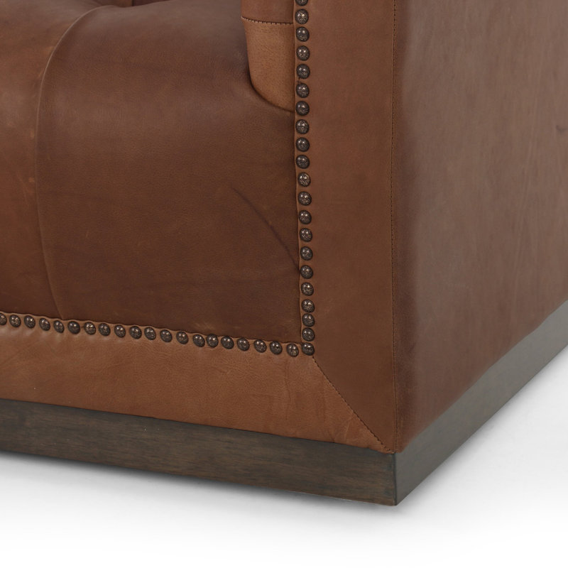 Maxx Sofa, Heirloom Sienna Genuine Leather