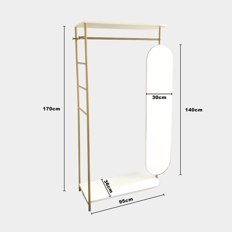 Almarie 95cm Clothing Rack