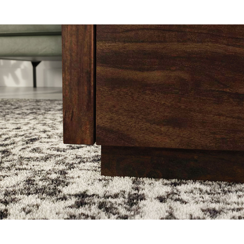 Manhattan Gate Square Rich Walnut Coffee Table with Storage