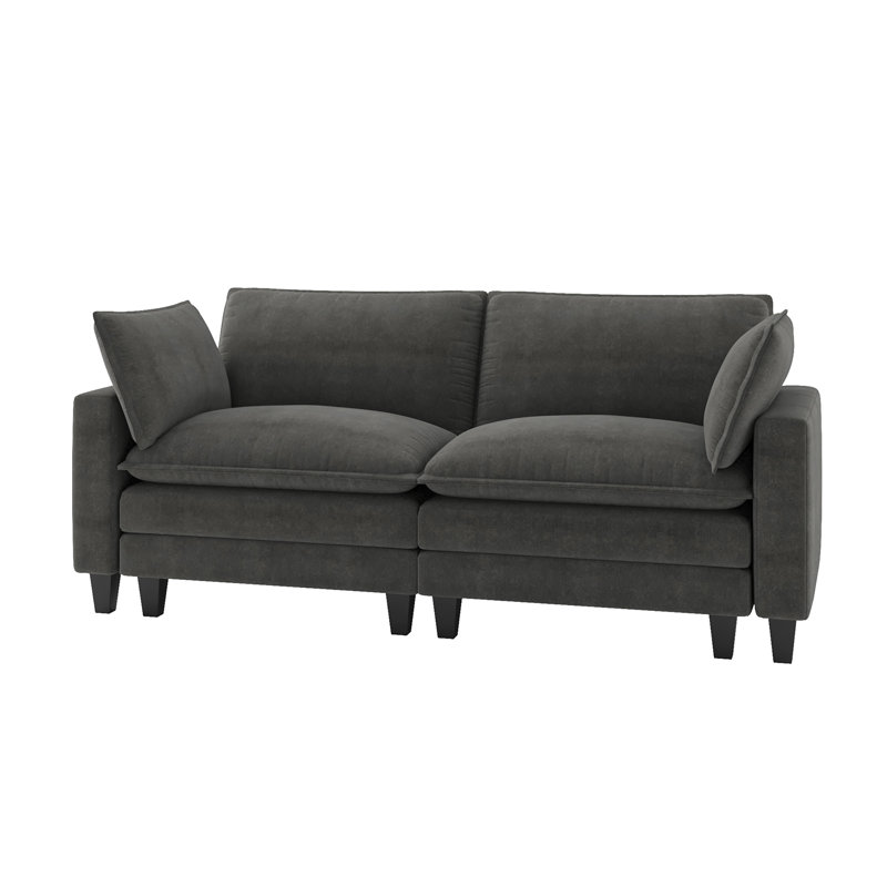 151.5'' Wide Sectional Sofa, Gray